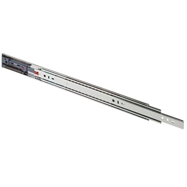 Fulterer FR5210.ECD 20 ZC 200 lbs ECD Full Extension Slide with Overtravel & Soft Close, 20 in. - Zinc