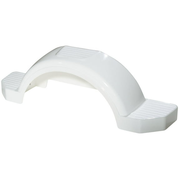 Fulton 12 in. Top & Side Step Black Trailer Fender FL008574 - Walmart.com