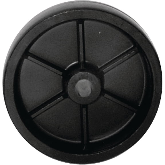 Fulton 0917501S00 Black Spare Poly 6" Jack Wheel