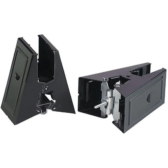 Fulton Sawhorse Brackets 100SHB - Steel, Rust Resistant, Easy Installation - Silver