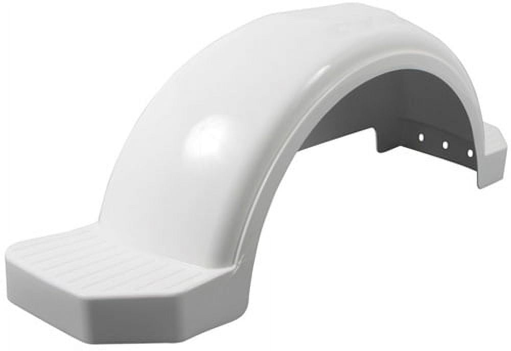 Fulton 12 in. Top & Side Step Black Trailer Fender FL008573 - Walmart.com