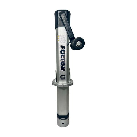 Fulton F2 A-Frame Tongue Jack – Requires F2 Coupler, Adjustable Height, Removable Foot/Wheel Options