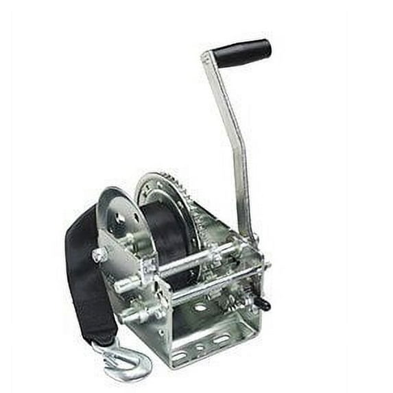 Fulton 142416 Winch, 2600 lbs, 2-Speed 20' Strap