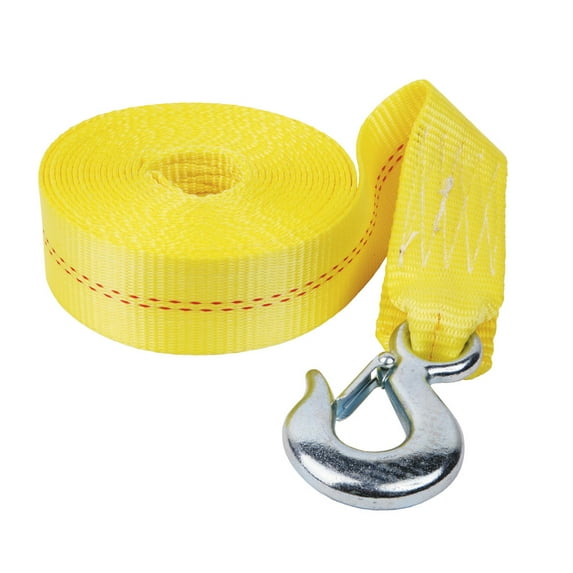 Fulton 2" x 20' Heavy Duty Winch Strap and Hook - 4,000 lbs. Max Load | Bundle of 10