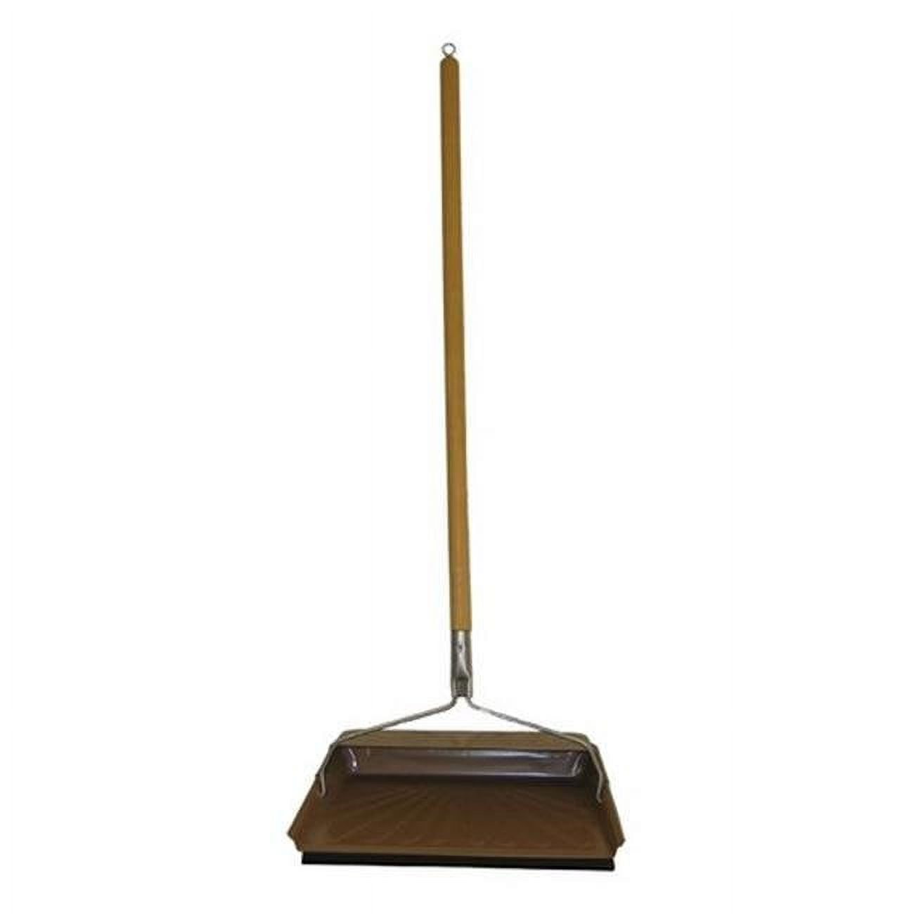 Fulton 240S10 Black Steel Janitor Dust Pan 7 L x 11.5 W in. with Wood Handle