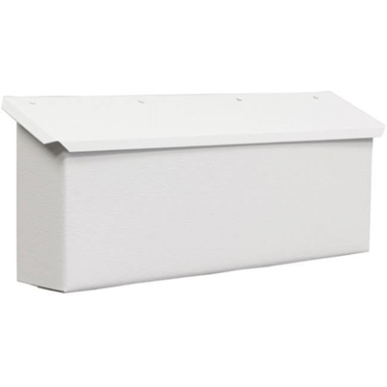 Fulton 3275-5PK White Textured City Mailbox - 15 x 6.25 x 3 in.