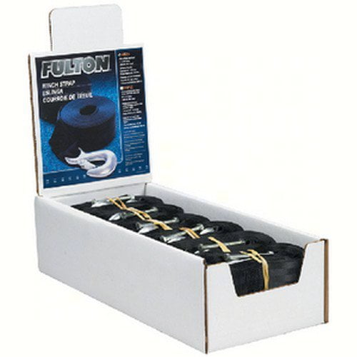 Fulton 501205 2" X 20' RV Winch Straps with Hook (12 Piece Display)