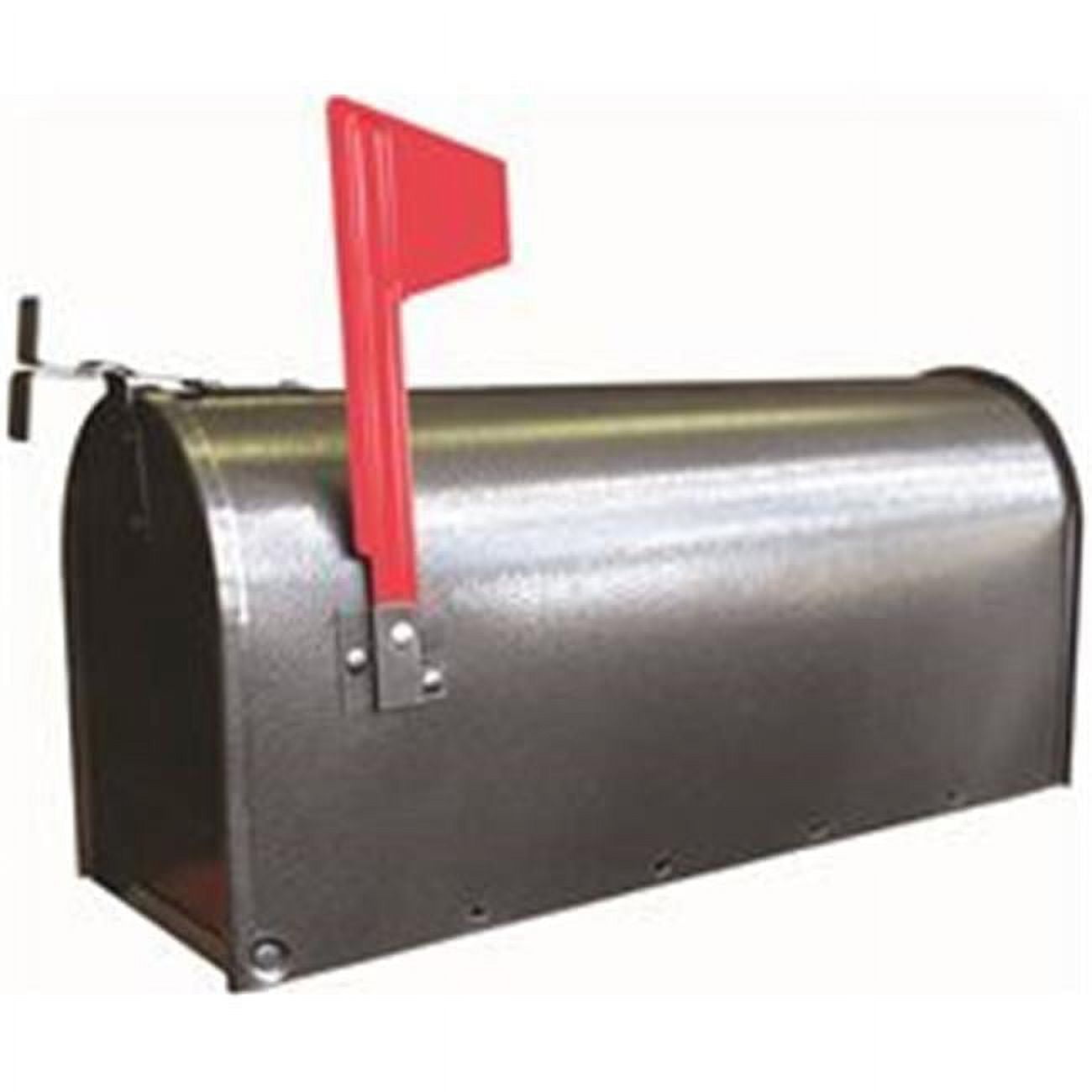 Fulton 807102 U.S. 1 Rural Mailbox, Galvanized Steel, Gray