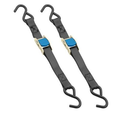 Cequent 2060066 Cambuckle Tie Down W/hooks - (bow) 1' X 36' Zinc (2-Pack)