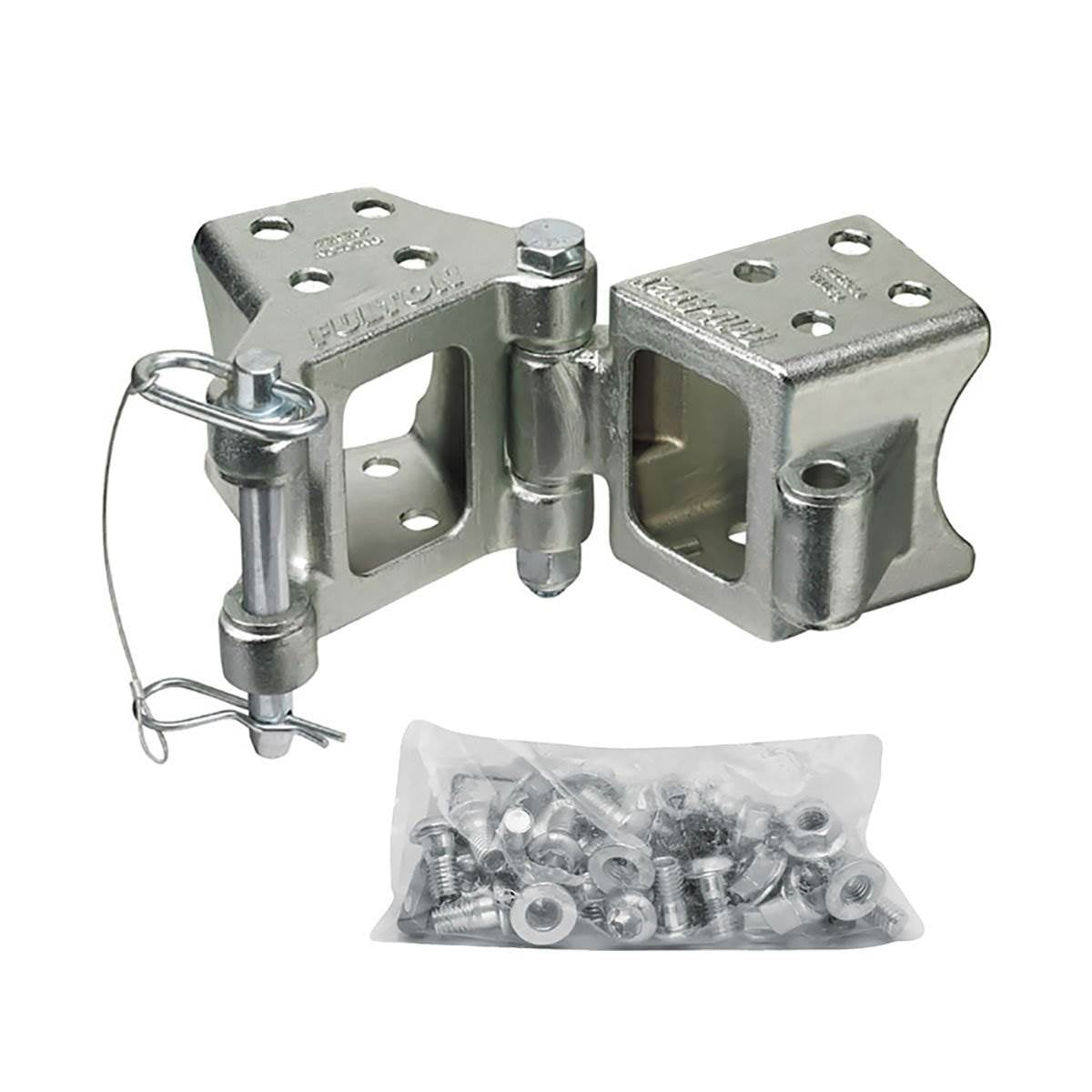 Fulton HDPB330101 Fold-Away Bolt-On Hinge Kit - 3" x 3", 5000 lbs.