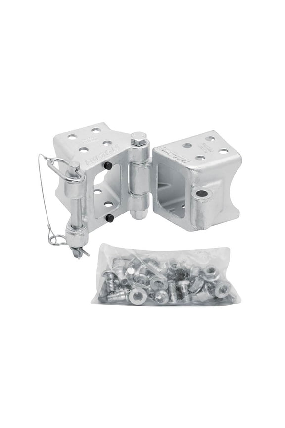 HDPB340101 7500 Pound Max Load Trailer Tongue Bolt On Fold Away Hinge Kit