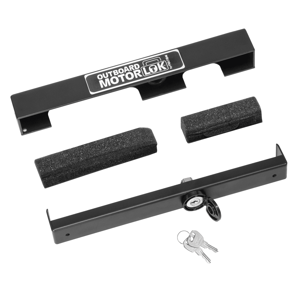Fulton OML 0127 Heavy Duty Universal Security Outboard Motor Lock with 2 Keys