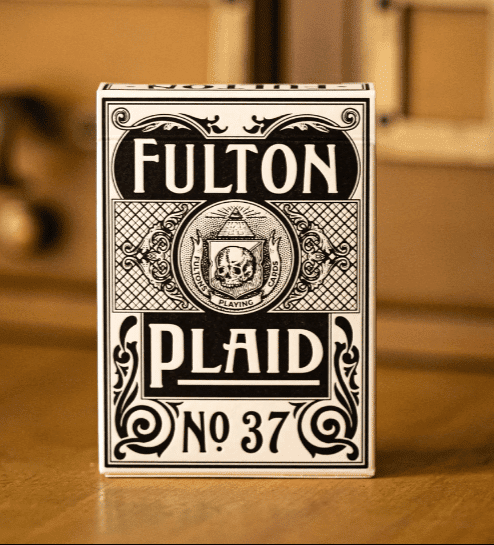 Fulton Plaid Playing Cards (White Whiskey)