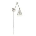 thumbnail image 1 of Fulton Swing Arm Lamp Polished Nickel w/ Switch 120v, 1 of 7