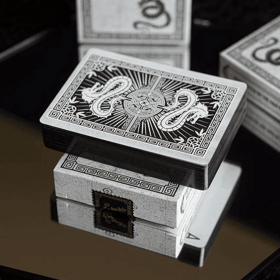 Fultons Chinatown Bootleg Black Gilded Edition Playing Cards