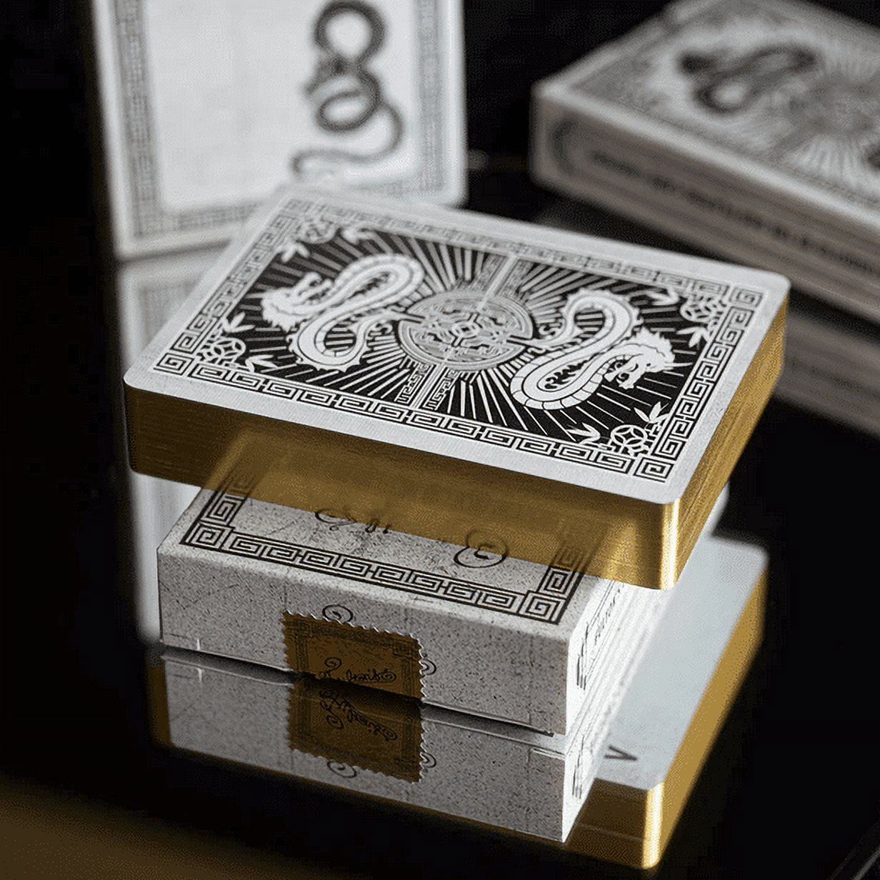 Fultons Chinatown Bootleg Gold Gilded Edition Playing Cards