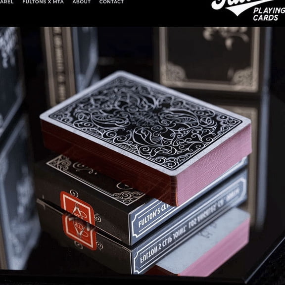 Fultons Clip Joint Bootleg Edition (Red Gilded) Playing Cards