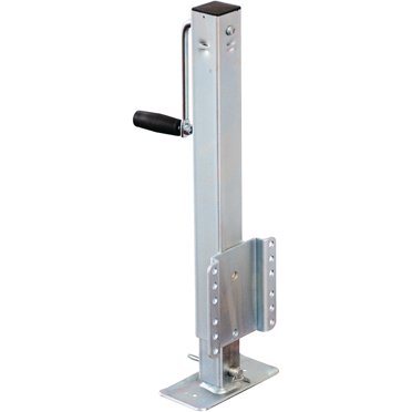 Drop Leg Trailer Jack Foot Replacement - Adjustable Stabilizer For RVs And Campers With Easy Hand Operation