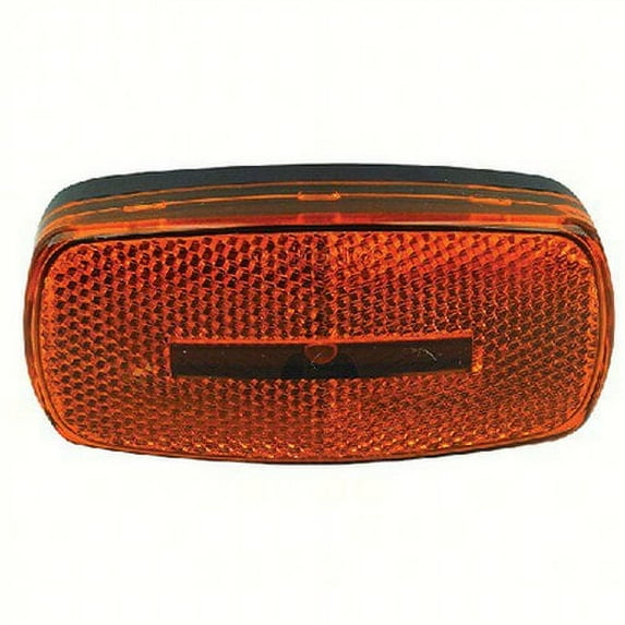 Fultyme RV 1103; Mark Lite Oval RV Black Base Amber