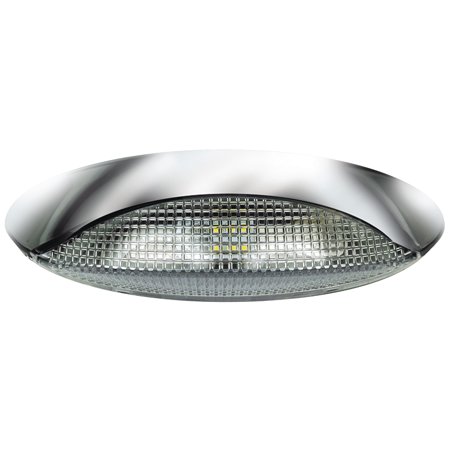 Fultyme RV LED Low Profile Oval Porch Utility Light