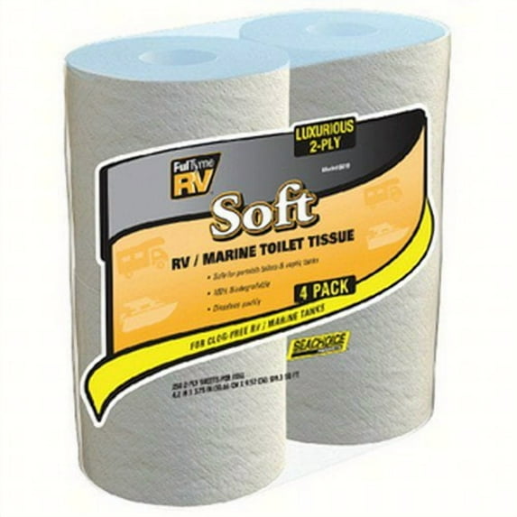 Fultyme RV Q6010; 2-Ply Rv & Marine Toilet Tissue 4-Pack