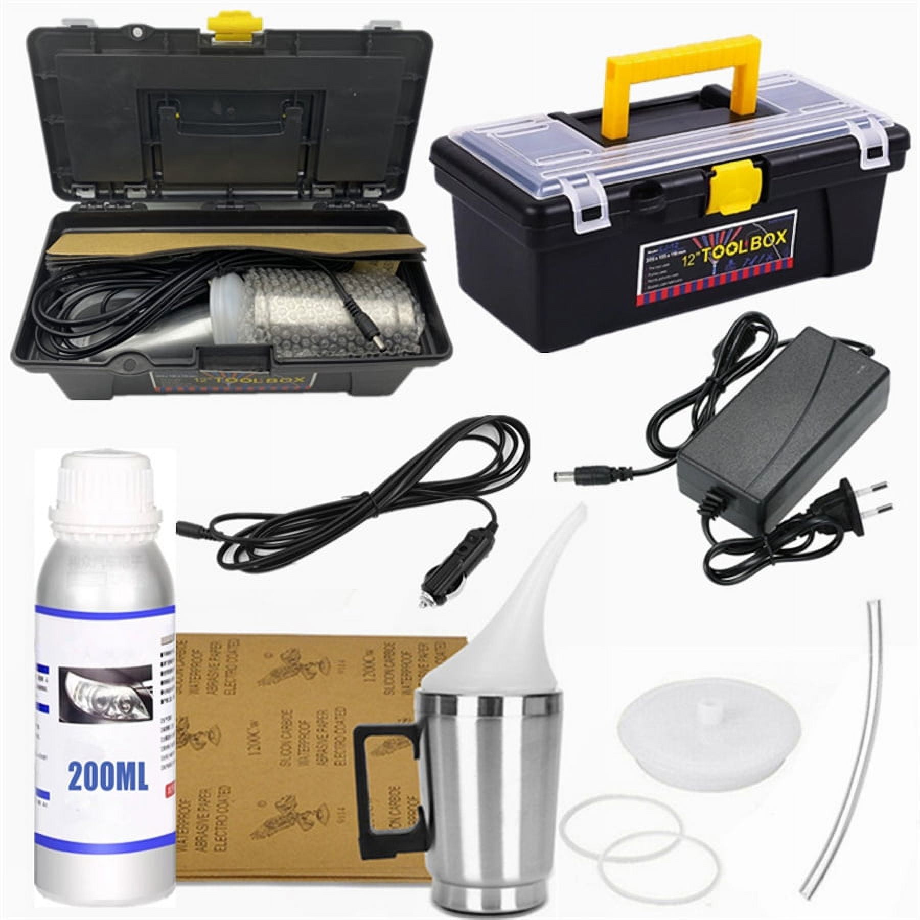 Fuluru Chemical Car Headlight Lens Polishing Kit Lamp Scratch Blur