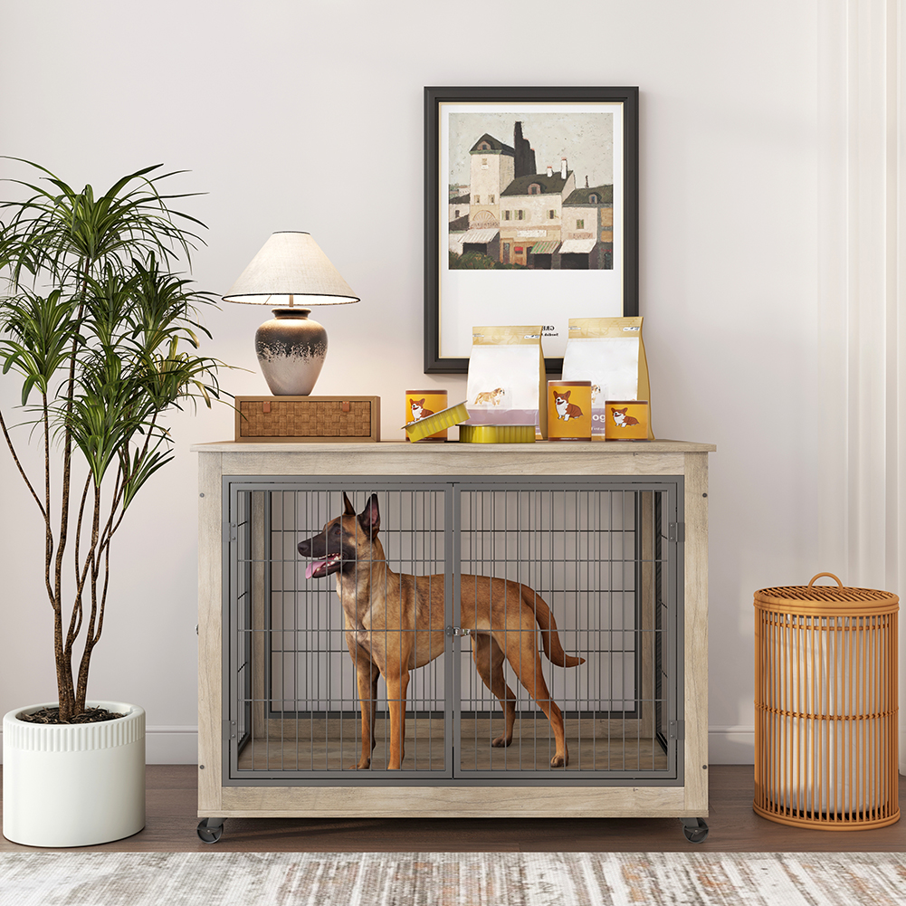 Illustration of Dog Crate For Home Living