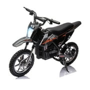 Fulvari Kids Electric Off-Road Motorcycle 350W Dirt Bike, for 14 Years to 175 lbs - Black