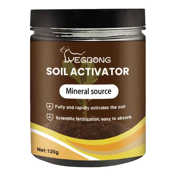 Fulvic Acid Soil Activator & Conditioner - Loosens Compacted Soil, Boosts Water Retention, Enhances Nutrient Absorption for Plants, Flowers, Vegetables & Crops, 100% Water Soluble Fertilizer