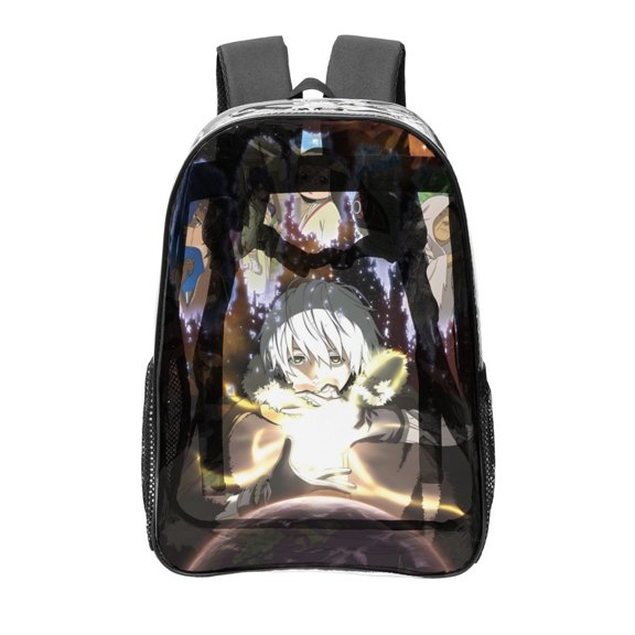 Fumetsu no Anata e Transparent Backpack - Guard Dog Security, Durable and Lightweight, Waterproof Design, Comfortable Straps