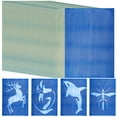 Fumwase 30 Sheets Sun STF9 Print Paper Kits Cyanotype Kit A4 Nature