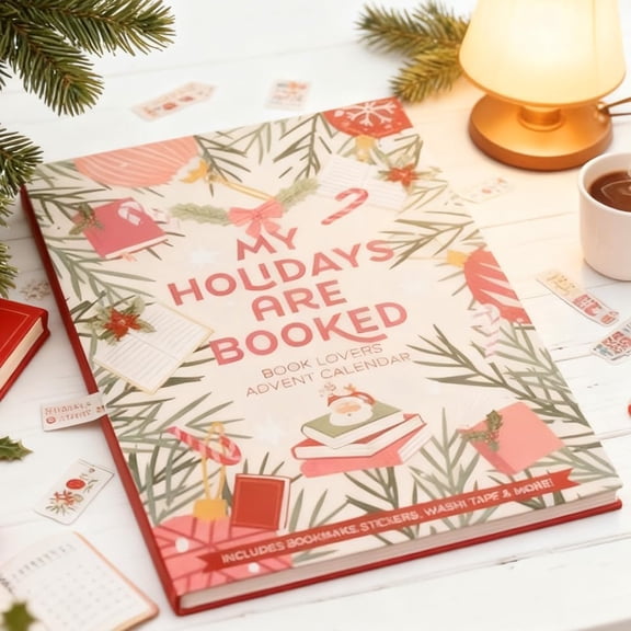 Fun 2025 Christmas Countdown Calendar Set, Eaducational Holiday Advent Calendar Blind Box, Perfect Christmas Gifts for Book Lovers