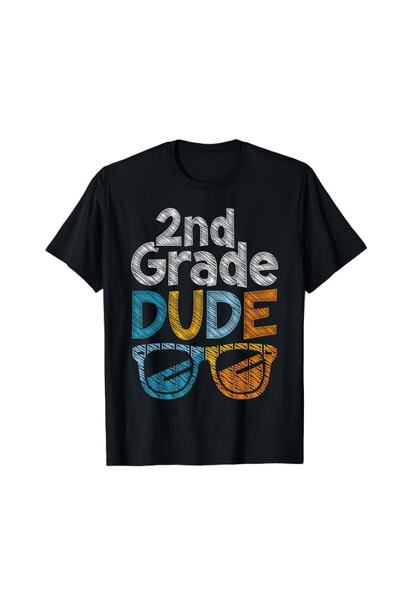 Fun 2nd Grade Dude Back to School Second Grade Students T-Shirt