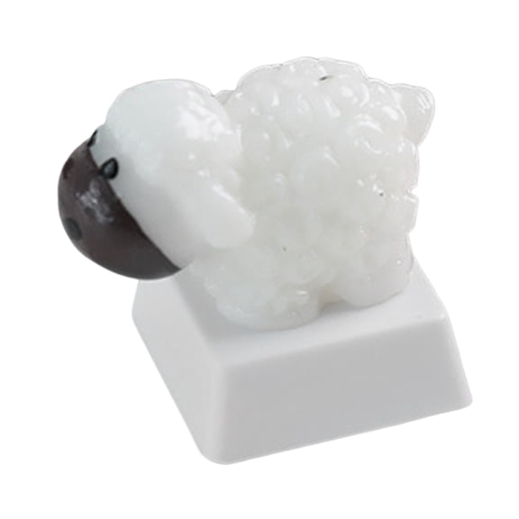 Fun 3D Crtoon Lamb Keycap ESC Keycaps for Mechanical Keyboards Shine through
