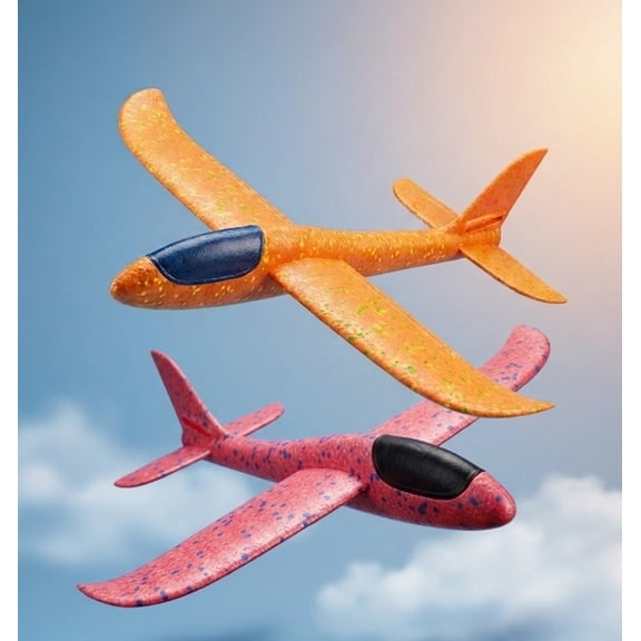 Fun Airplane Foam Glider Duo