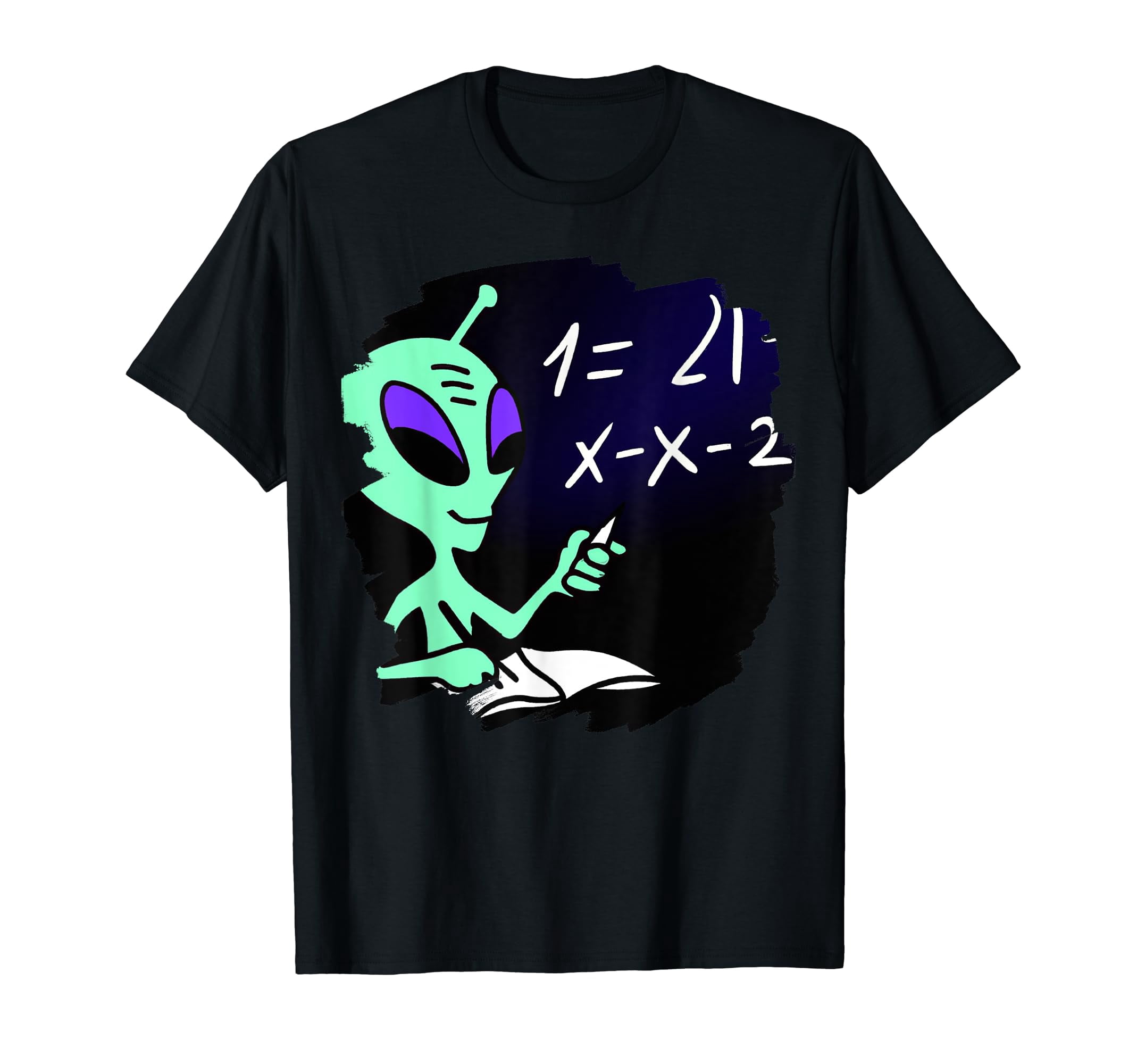 Fun Alien Math Science T-Shirt for Students Solving Equations in Style ...