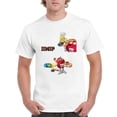 thumbnail image 1 of Fun And Cool Classic M&Ms Candy Themed Graphic Unisex T-Shirt up to 5XL, 1 of 3
