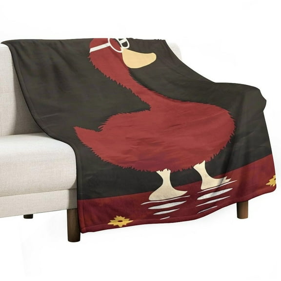 Fun And Playful Duck Soft Print Blanket Throw Blankets Warm Cozy Lightweight Couch Blanket Stuff Gifts for Women Girls Kids Mom Teens Boys