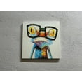 thumbnail image 1 of Fun Animals Poster, Animal Canvas, Rainbow Frog With Glasses Wall Art, Rainbow Frog With Glasses, Modern Art, Colorful Frog Printed Canvas, Canvas Wall Decor - Black Framed, 1 of 6