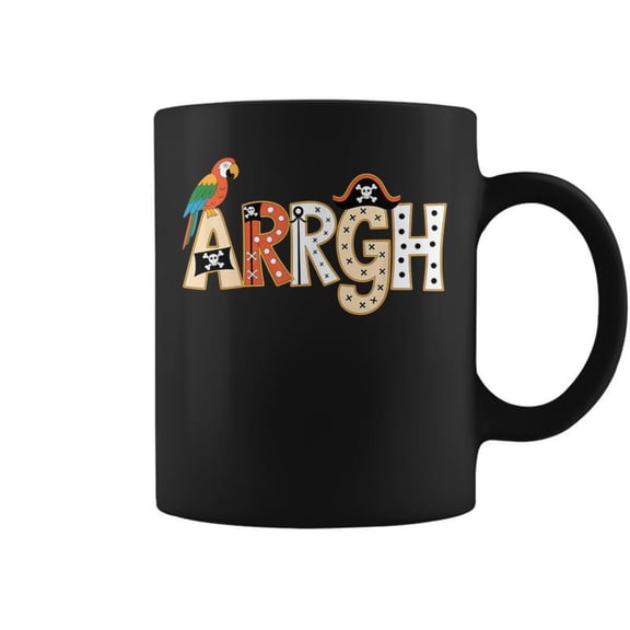 Fun Arrgh Pirate Style Pirate Costume Argh Pirate Coffee Mugs