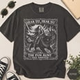 thumbnail image 1 of Fun Aunt Knight Riding Black Cat Shirt, Hear Ye Fun Aunt Has Arrived Tee, Funny Medieval Cat Meme T-Shirt, Cat Lover Auntie Gift, 1 of 9