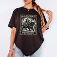 thumbnail image 1 of Fun Aunt Knight Riding Black Cat T-Shirt, Hear Ye Fun Aunt Has Arrived Tee, Funny Auntie Cat Meme Shirt Multicolor, 1 of 4