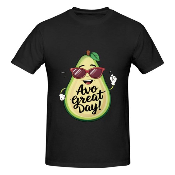 Fun Avocado Print Men's T-Shirt