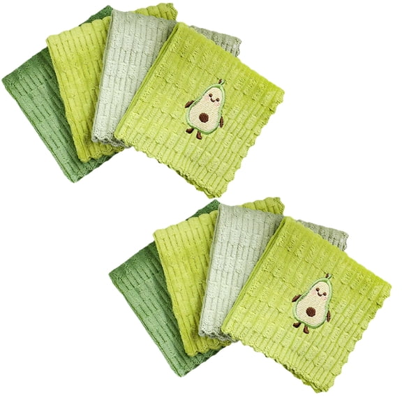 Fun Avocado Themed Dish Towel Absorbent Microfiber Perfect For Kitchen And Restaurant
