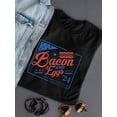 thumbnail image 1 of Fun-Bacon Eggs Political Shirt T-shirt Women's, 1 of 4
