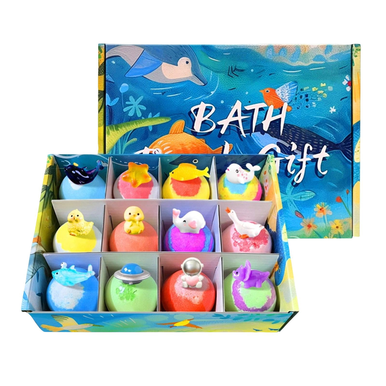 Fun Bath Toys, 2 Oz, 12 Pc, All Ages Bath Toys, Bath, Ocean Animal Figurines, Toys for Student, Gift for Student, All Ages Play, Bath