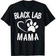 thumbnail image 1 of Fun Black Lab Mama Gift Dog Owner Apparel Labrador Mom T-Shirt, 1 of 5