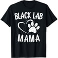 thumbnail image 1 of Fun Black Lab Mama Gift Dog Owner Apparel Labrador Mom T-Shirt, 1 of 4