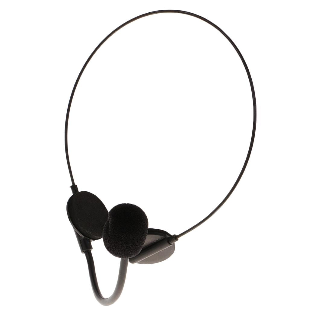 Fun Black Mic Microphone Headset Toy Adults Party Up Supplies Props