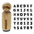 thumbnail image 1 of Fun Bold Font Letters and Numbers Rubber Stamp for Scrapbooking Crafting Stamping - Number 0 Zero - Mini 1/2 Inch, 1 of 6